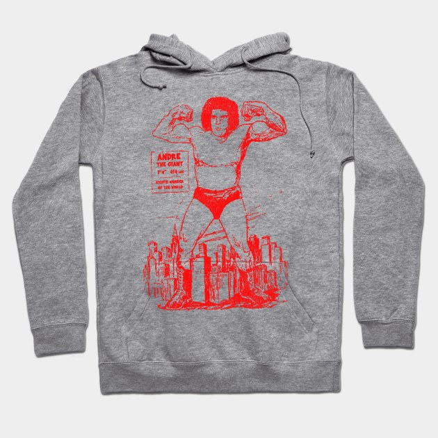 Andre the Giant - Eighth Wonder of the World Hoodie by darklordpug